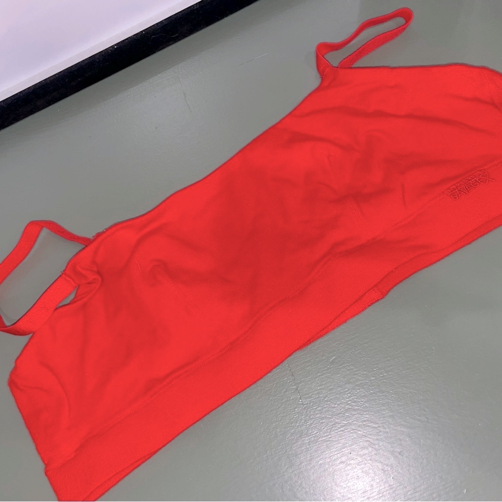 Savage X Fenty Vibrant Red Bandeau